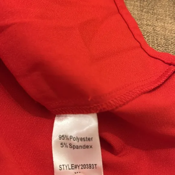 Red Crepe Kenzo DressPOMANDER PLACE