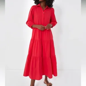 Red Mabel Maxi DressPOMANDER PLACE
