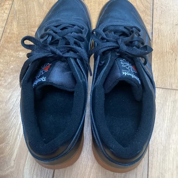 Reebok Classic Black and Tan Men’s Sneakers