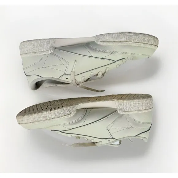 Reebok Classic Club C 85 Women’s Sneakers Size 10, Chalk/Mahogany/Gold (ID7647)