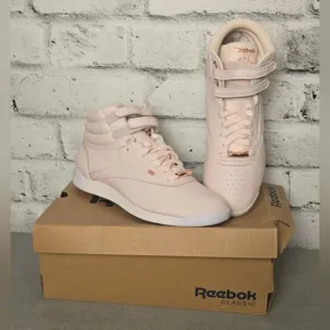 Reebok Freestyle Hi Muted 'Pale Pink' High-Top Sneakers - NWT
