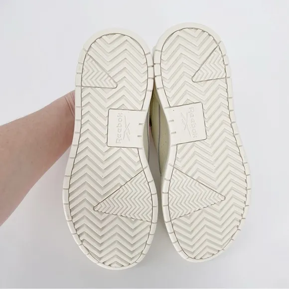 Reebok Leather Tech Geo Comfort White Cream Sneakers