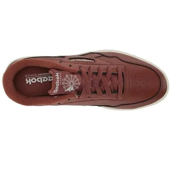 Reebok Men's Club Memory Tech 2.0 Maroon Men Size 8.5 Sneaker Shoes