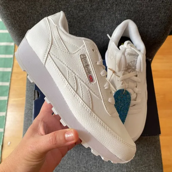 REEBOK White Classic CL Renaissance Sneakers