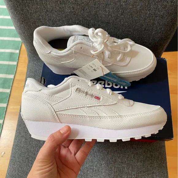 REEBOK White Classic CL Renaissance Sneakers