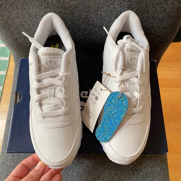 REEBOK White Classic CL Renaissance Sneakers