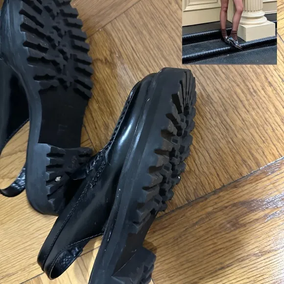 Reformation Amira Slingback Loafers EUC 6.5
