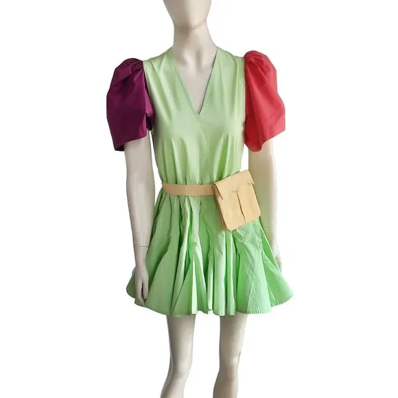 Rhode Resort Vivienne Ella Ruffle Mini Dress XS