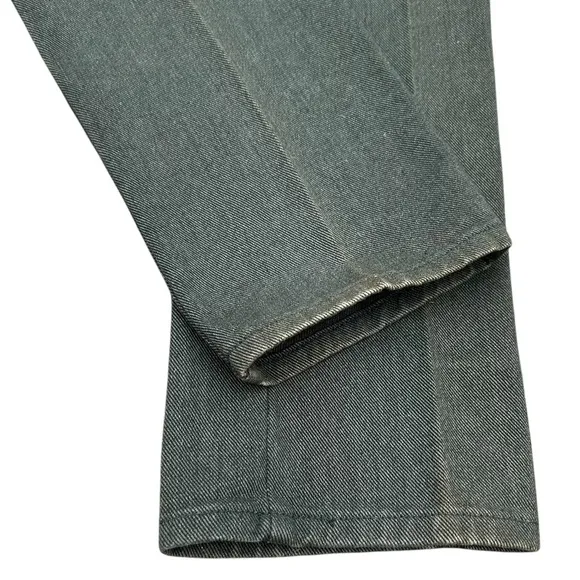 Rocky Mountain Jeans 28 Vintage Forest Green Tall Made In USA 90's Straight Leg