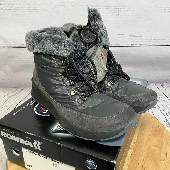 Romika Boots Womens Size 37EU US 6-6.5 Water Proof Top Dry Tex Windproof