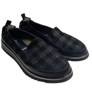 Ron White Naverina Tartan Slip-On Loafers  Sz 37.5/ usa sz 7