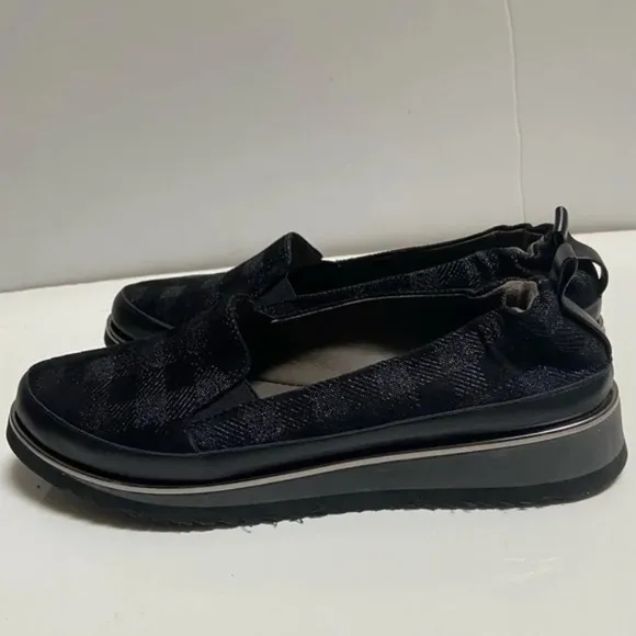 Ron White Naverina Tartan Slip-On Loafers  Sz 37.5/ usa sz 7