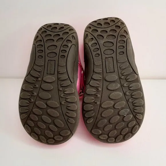 'ROPER' 'CHUKKA' MOCCASIN 'PETAL PINK'  VELCRO WRAP ANKLE HIGH SHAFT BOOTS