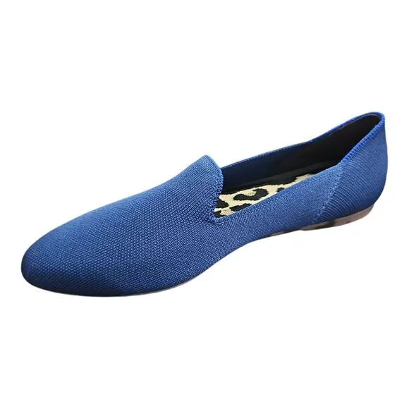 Rothy’s Azure Blue Flats Size 10 New In Box