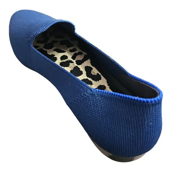 Rothy’s Azure Blue Flats Size 10 New In Box