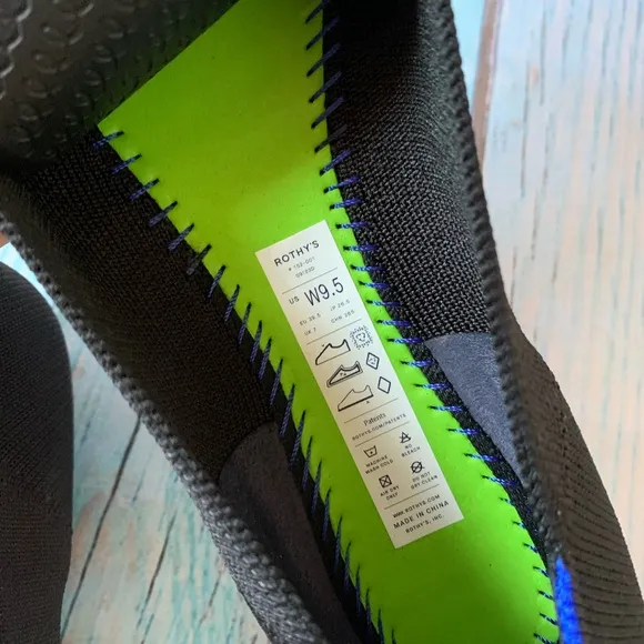 Rothy's Black Flats Sleek Minimalist Design