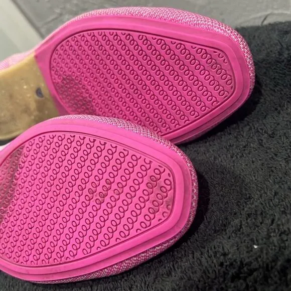 🔥 ROTHY’S Flats Square Toe Slipper Loafers -RETIRED Strawberry Ice Color -Sz 8.