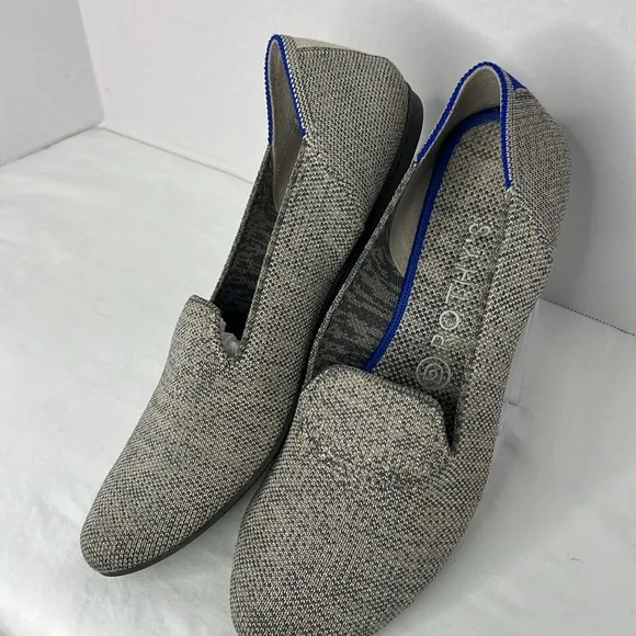 Rothy's Gray Women's slip On Loafers Flats Shoes 9
