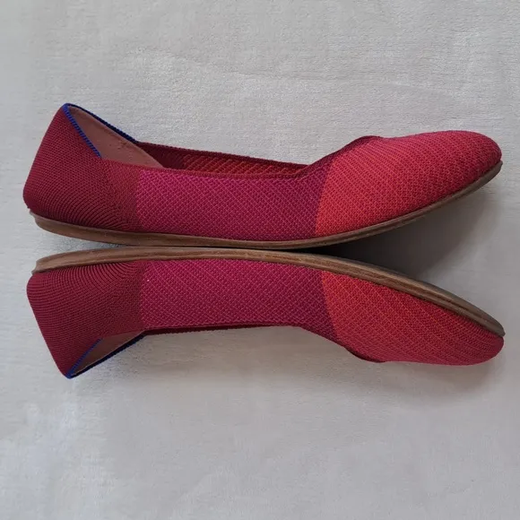 Rothy’s Pomegranate Women's Loafers Flats Size W10 Slip On V-cut