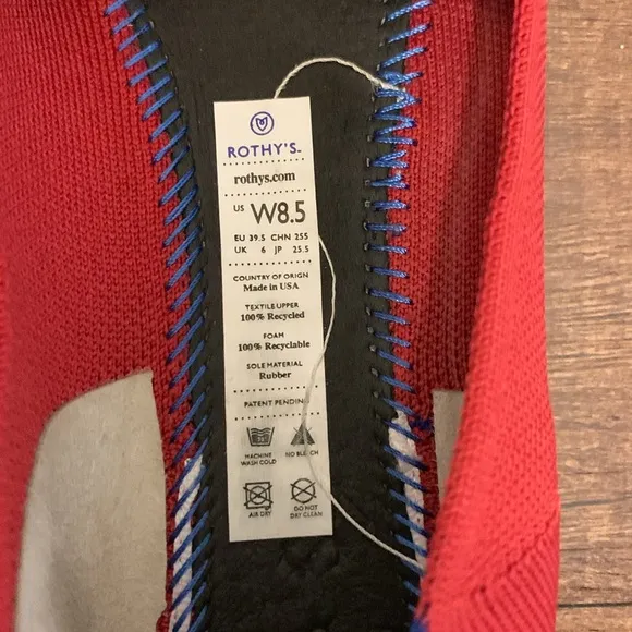 Rothy’s red flats