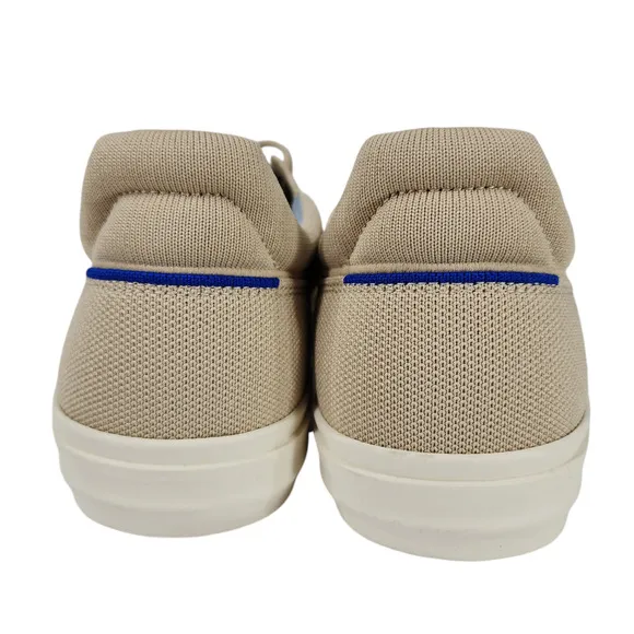Rothys Sneakers Women 13.5 RS02 Wheat Beige Tan Lace Up Breathable Beach Neutral