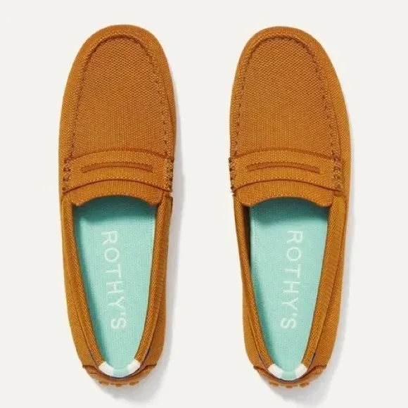 Rothy’s The Driver Loafers in Cognac 11