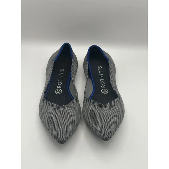 Rothy's The Point Grey Birdseye Ballet Slip On Flats Size 10