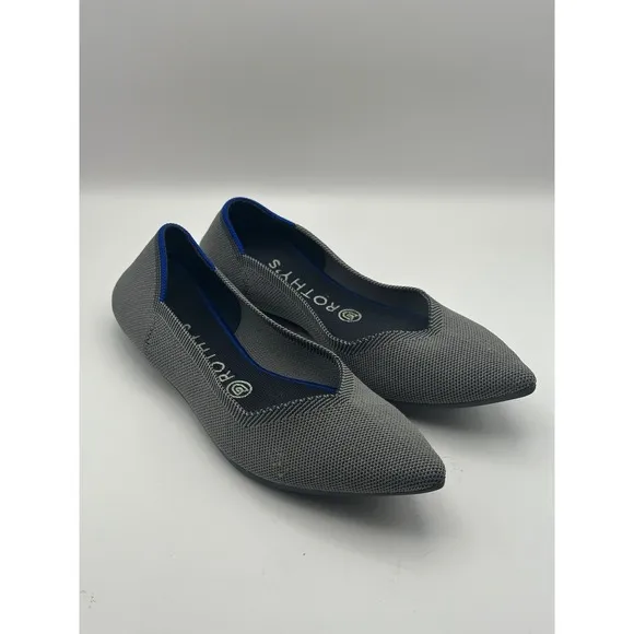 Rothy's The Point Grey Birdseye Ballet Slip On Flats Size 10