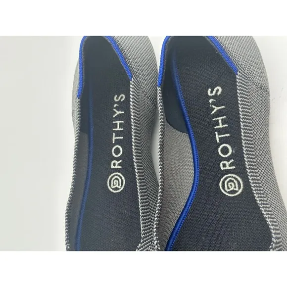 Rothy's The Point Grey Birdseye Ballet Slip On Flats Size 10