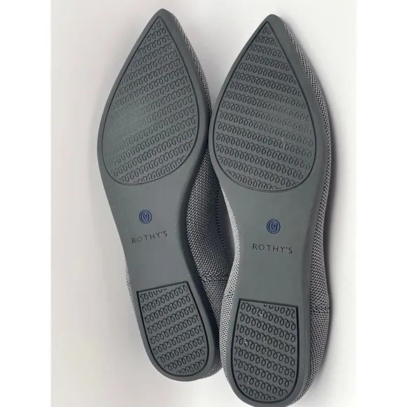 Rothy's The Point Grey Birdseye Ballet Slip On Flats Size 10
