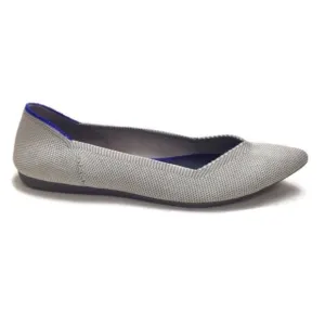 Rothy’s The Point Taupe Heather Pointed Toe Slip-On Flats Size 6.5