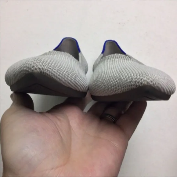 Rothy’s The Point Taupe Heather Pointed Toe Slip-On Flats Size 6.5