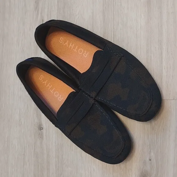 Rothy's Woodland Camo Mens Loafers 10 Used