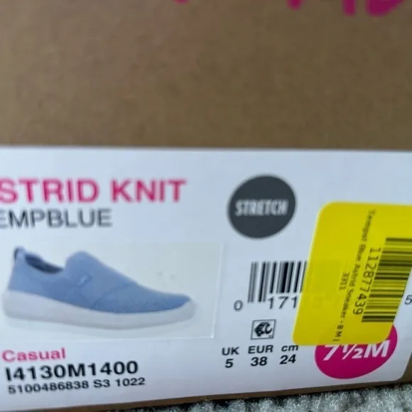 Ryka Astrid Knit Slip-On Sneaker (in tempst blue)