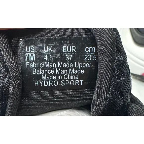 Ryka Women's Hydro Sport Water Sneakers Shoes Black Pam Mesh Size 7M New