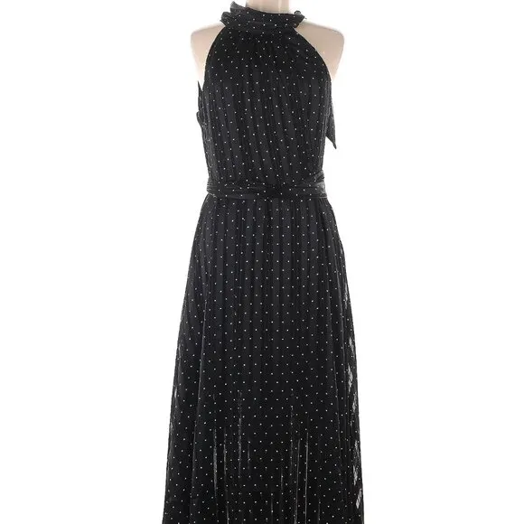 Sachin &amp; Babi Polka Dot Halter Midi Dress