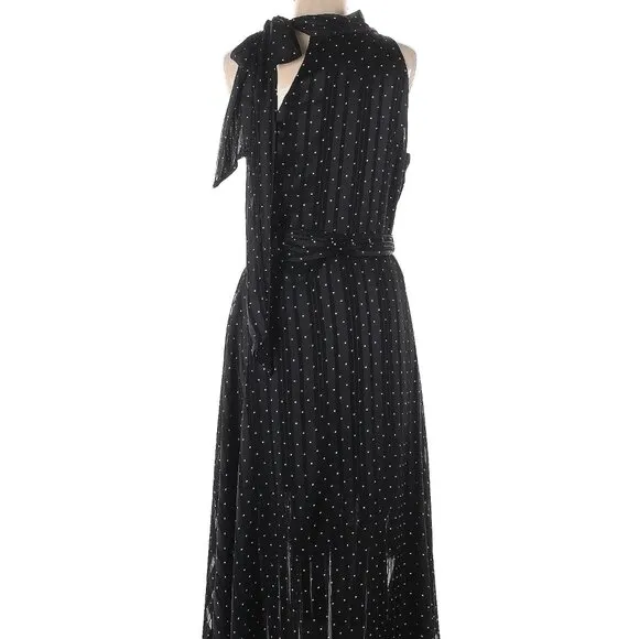 Sachin &amp; Babi Polka Dot Halter Midi Dress