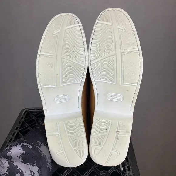Saks Fifth Avenue by Magnanni Cognac Loafers Men's Size 12 Made In Spain 21509