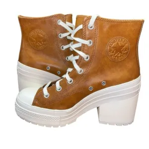 SALE! New Converse Chuck 70 De Luxe Heel Leather Hi Platform Boots A12866C