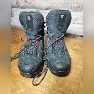 Salomon Quest Winter Boots Winter Grip Size 5.5 Women's 4.5 Men's 3M Thinsulate