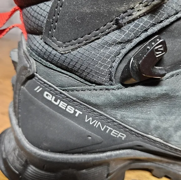 Salomon Quest Winter Boots Winter Grip Size 5.5 Women's 4.5 Men's 3M Thinsulate