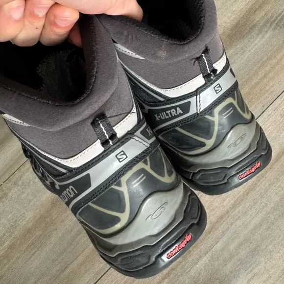 Salomon X-Ultra 3 Mid GTX Men’s Hiking Boots Size 11.5 Black Grey