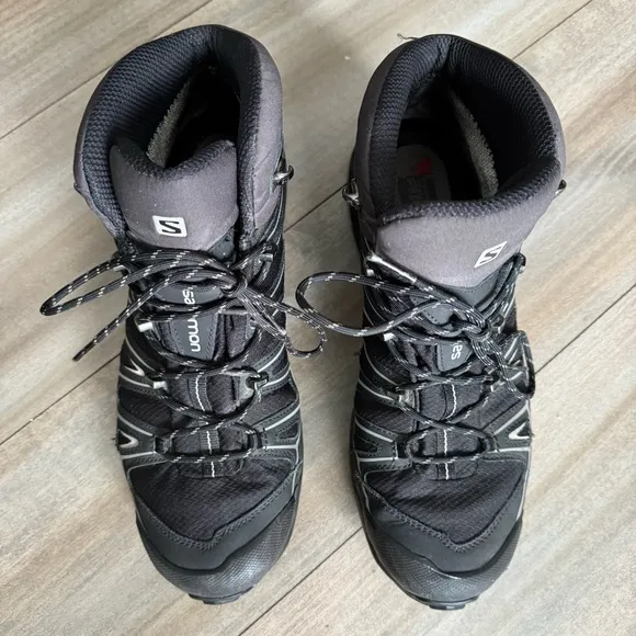 Salomon X-Ultra 3 Mid GTX Men’s Hiking Boots Size 11.5 Black Grey