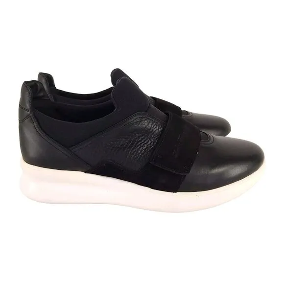 Salvatore Ferragamo Dion Slip On Sneaker Size 43.5 10.5 EE Mens Black $595
