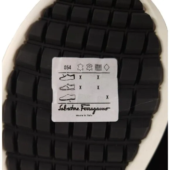 Salvatore Ferragamo Dion Slip On Sneaker Size 43.5 10.5 EE Mens Black $595