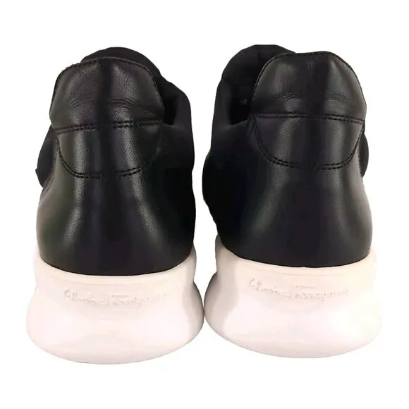 Salvatore Ferragamo Dion Slip On Sneaker Size 43.5 10.5 EE Mens Black $595