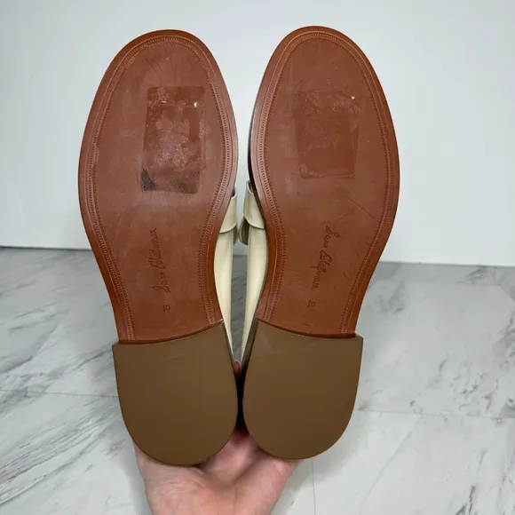 Sam Edelman Christy Ivory Leather Loafer 10M