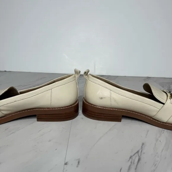 Sam Edelman Christy Ivory Leather Loafer 10M