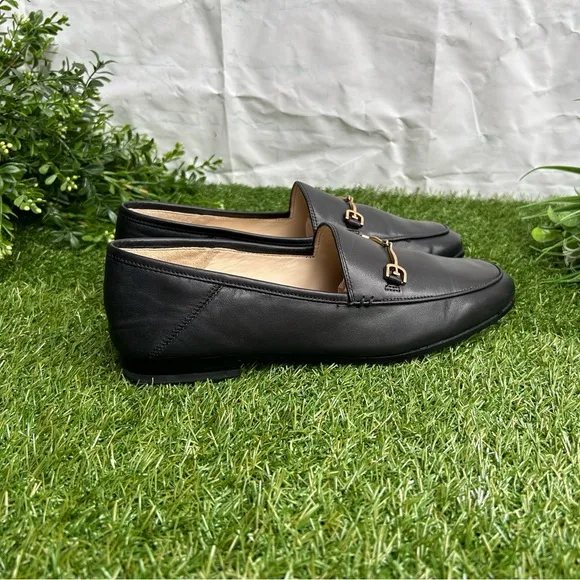 Sam Edelman Loraine black Leather Loafers Size  8.5 Women gently used