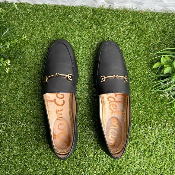Sam Edelman Loraine black Leather Loafers Size  8.5 Women gently used